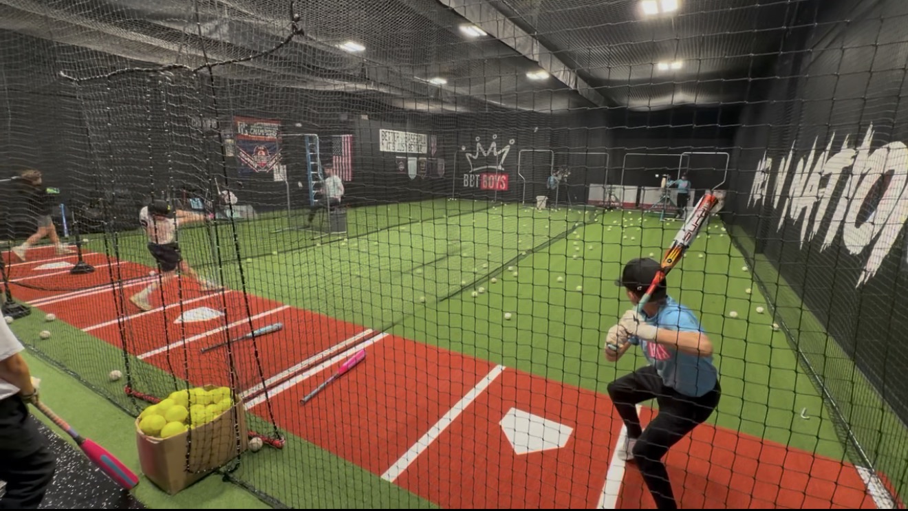 Hitting training at BBT